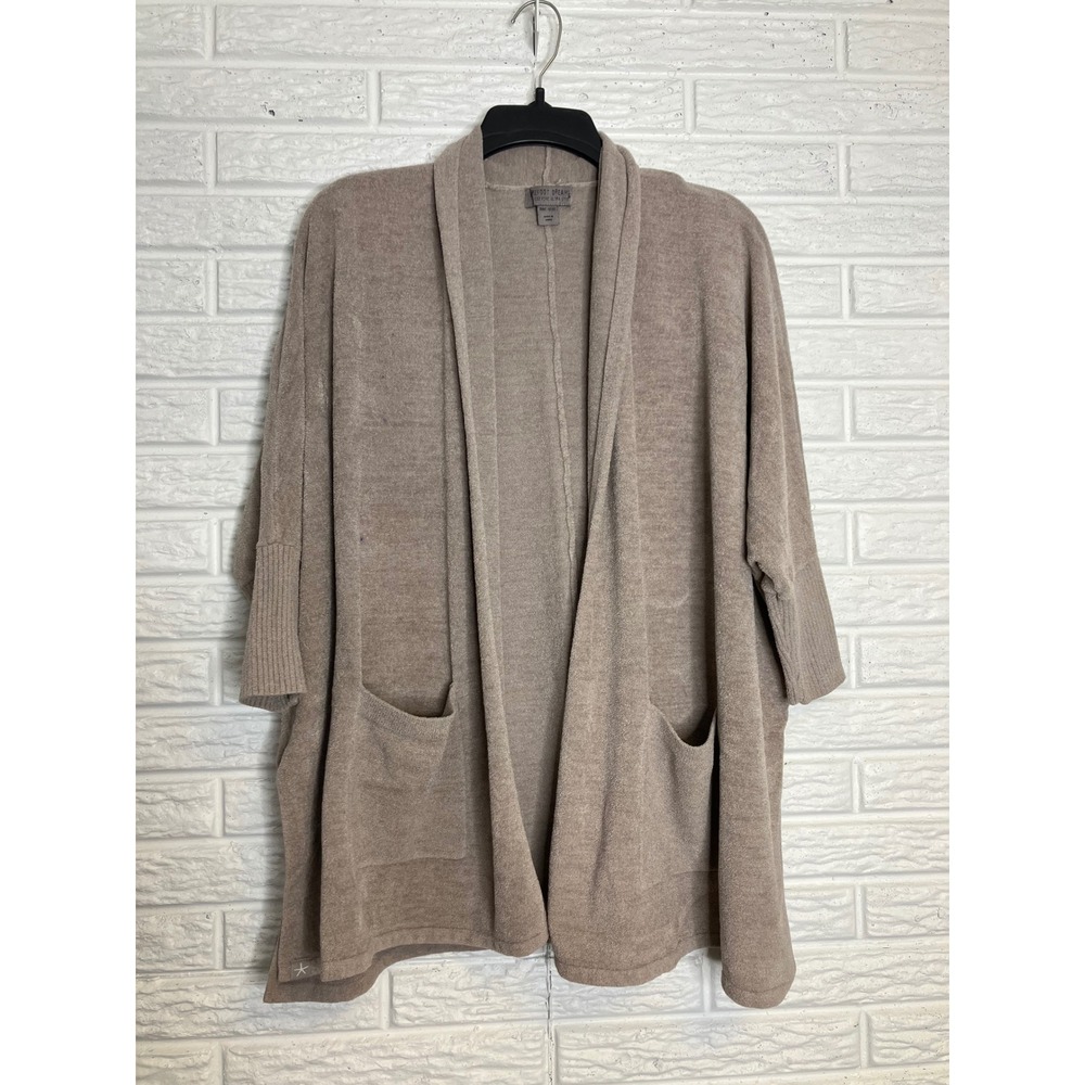 Barefoot dreams cozy chic ultra lite‎ open cardigan women's one size Casual soft